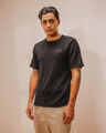Playera De Punto Blanca,NEGRO